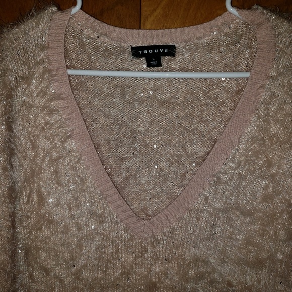 🎉Trouve Fuzzy Sweater | Sz L - Picture 3 of 3